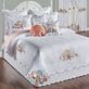 Seashell Medley White Woven Matelasse Beach Coastal Coverlet Set Bedding Thumbnail Image