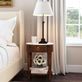 Ellen Natural Cherry Oval Wooden Nightstand with Marble Top from Butler Specialty Thumbnail Image