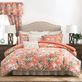 Cara Coral Tropical Floral Vine Comforter Set Bedding from Rose Tree Thumbnail Image