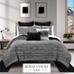 Dalton II Black Abstract Striped Comforter Set Bedding from Royal Court Thumbnail Image