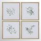 Sage Foliage Botanical Leaves Framed Print Wall Art Set of 4 Thumbnail Image