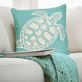 Sea Turtle Coastal Everywear(TM) Indoor Outdoor Decorative Pillow by Liora Manne Thumbnail Image