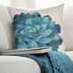 Garden Succulent Botanical Everywear(TM) Indoor Outdoor Decorative Pillow by Liora Manne Thumbnail Image