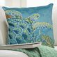 Vibrant Sea Turtle Coastal Everywear(TM) Indoor Outdoor Decorative Pillow by Liora Manne Thumbnail Image