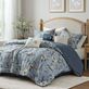 Salara Blue Floral 7 pc Bed in a Bag Comforter Set by Madison Park Thumbnail Image