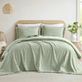 Willow Sage or White Lightweight Tufted Chenille Bedspread Set Bedding from Madison Park Thumbnail Image