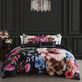 Black Night Poppies Reversible Floral 5 pc Comforter Bed Set Thumbnail Image