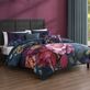 Vibrant Flora Reversible Blue Flower Blossom 5 pc Comforter Bed Set Thumbnail Image