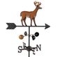Deer Lodge Weathervane Stake Outdoor Yard Decoration Wind Direction Indicator Thumbnail Image