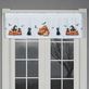 Haunted Haven Black Cat Jack o Lantern Halloween Window Valance Thumbnail Image