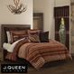 Sundance Warm Toned Striped Comforter Set Luxury Bedding by J Queen New York Thumbnail Image