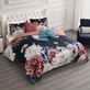 Navy Mums Reversible Floral 5 pc Comforter Bed Set Thumbnail Image