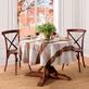 Autumn Elegance Plaid Leaf Round Tablecloth and Table Linens Thumbnail Image
