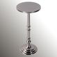 Garland Nickel Plated Silver Finished Round Pedestal Table from Butler Specialty Thumbnail Image