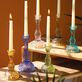 Coen Colored Glass Taper Candleholder Set of 6 Thumbnail Image