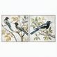 Birdsong Birds on Branches Nature Framed Canvas Wall Art Thumbnail Image