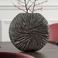 Cadence Black Rippled Modern Circular Decorative Table Vase Thumbnail Image