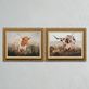 As Time Goes By Longhorn Cow Framed Print Wall Art Thumbnail Image