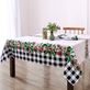 Holly Ridge Buffalo Plaid Farmhouse Holiday Rectangle Tablecloth and Table Linens Thumbnail Image