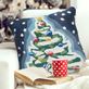 Xmas Tree Everywear(TM) Indoor Outdoor Holiday Decorative Pillow by Liora Manne Thumbnail Image