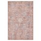 Elba Machine Washable Sienna Brown Antique Style Vining Floral Area Rugs Thumbnail Image