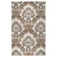 Macy Medallion Brown Damask Hand Tufted Wool Area Rugs Thumbnail Image