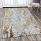 Terrain Gray Handcrafted Wool Blend Abstract Area Rugs Thumbnail Image