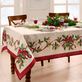 Winter Bows and Garland Holly Berry Christmas Holiday Rectangle Tablecloth and Table Linens by Villeroy and Boch Thumbnail Image