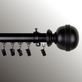 Thane Decorative Traverse Curtain Rod and Finial Set with Sliding Clips Thumbnail Image