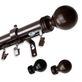 Orryn Decorative Traverse Curtain Rod and Finial Set with Sliding Clips Thumbnail Image
