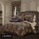 Sofia Chenille Jacquard Woven Damask Comforter Set Luxury Bedding by J Queen New York Thumbnail Image