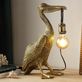 Antique Gold Pelican Shaped Sculptural Desk Lamp Thumbnail Image