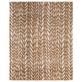 Elio Sienna Brown Abstract Leaf Geometric Chevron Area Rugs Thumbnail Image