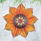 Mira Floral Henna Inspired Medallion Indoor Outdoor Metal Wall Art Thumbnail Image