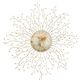 Metallic Burst Gold and Silver Branching Sun Indoor Outdoor Metal Wall Art Sculpture Thumbnail Image