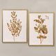 Pressed Gold Foliage Botanical Nature Inspired Framed Print Wall Art Thumbnail Image