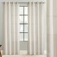 Westcort Neutral Faux Linen Feel Light Filtering Grommet Curtain Panel Thumbnail Image