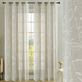 Daneen Light Taupe Floral Light Filtering Grommet Curtain Panel Thumbnail Image