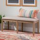 Jayda 46 Inch Wide Upholstered Wooden Bench Thumbnail Image