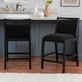 Sylvester Upholstered Wood Counter Stool Thumbnail Image