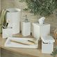 Perla Iridescent Ivory Textured Porcelain and Ceramic Bath Accessories Thumbnail Image