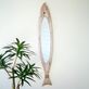 Fishy Reflections Fish Shaped Carved Wood Oval Wall Mirror Panel Thumbnail Image