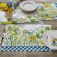 Mid Summers Day Farmhouse Style Yellow Flower Blossom Cotton Floral Table Linens Thumbnail Image