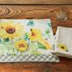 Follow the Sun Yellow Sunflower Farmhouse Floral Cotton Table Linens Thumbnail Image
