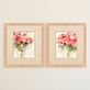 Casual Bouquet Coral and Pink Floral Framed Print Wall Art Set Thumbnail Image