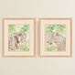 Boho Jungle Cat Wild Animal Tiger and Leopard Framed Print Wall Art Set Thumbnail Image