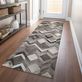 Geometric Illusion Abstract Machine Washable Indoor Outdoor Rug Runner Thumbnail Image