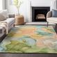 Touch of Beauty Watercolor Style Abstract Machine Washable Indoor Outdoor Rugs Thumbnail Image