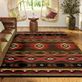Southwestern Lodge Machine Washable Indoor Outdoor Rugs Thumbnail Image