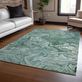 Marbled Maze Abstract Machine Washable Indoor Outdoor Rugs Thumbnail Image